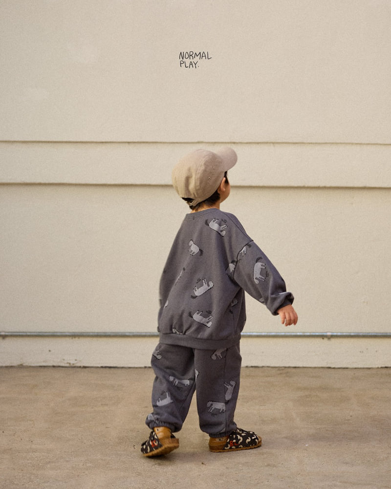 Normalplay - Korean Children Fashion - #designkidswear - Kind Donkey All-Print Jogger Pants - 11