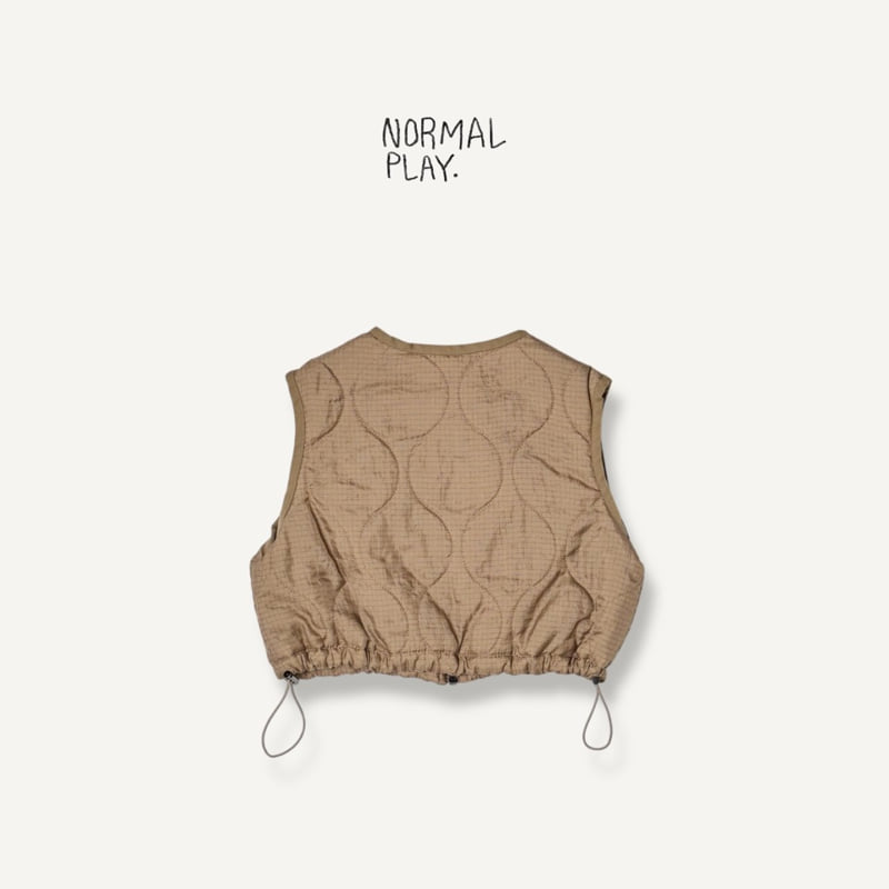 Normalplay - Korean Children Fashion - #designkidswear - Mignon Crop Vest - 6