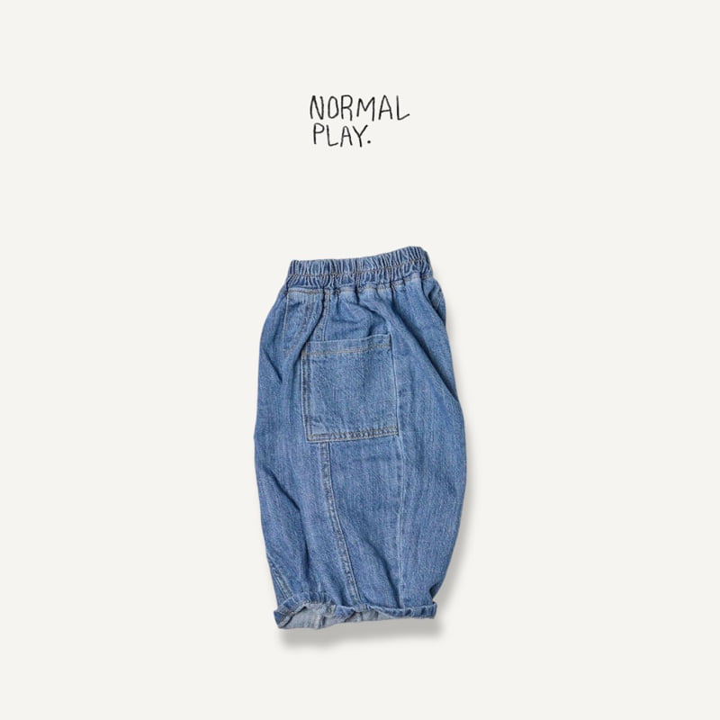 Normalplay - Korean Children Fashion - #designkidswear - Pocket Denim Pants - 5