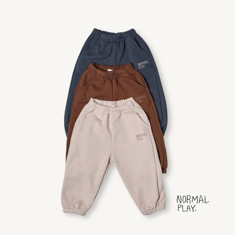 Normalplay - Korean Children Fashion - #designkidswear - Solid Jogger Pants - 4