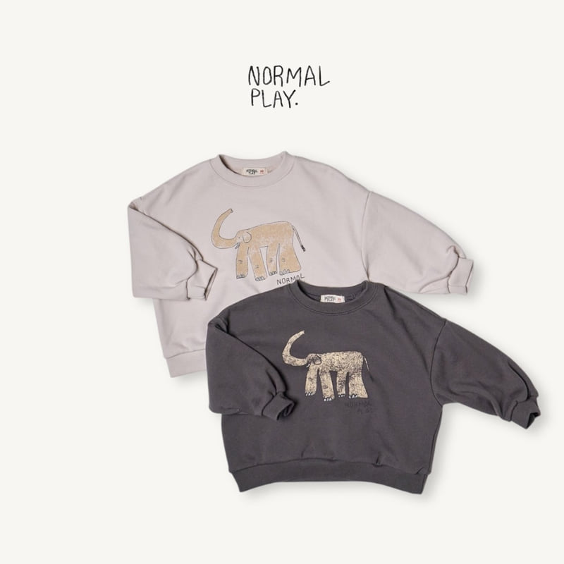 Normalplay - Korean Children Fashion - #discoveringself - Elephant Sweatshirt
