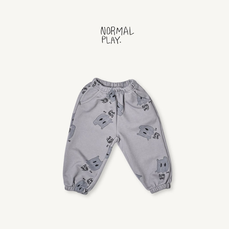Normalplay - Korean Children Fashion - #discoveringself - Ghost All-Print Jogger Pants - 6