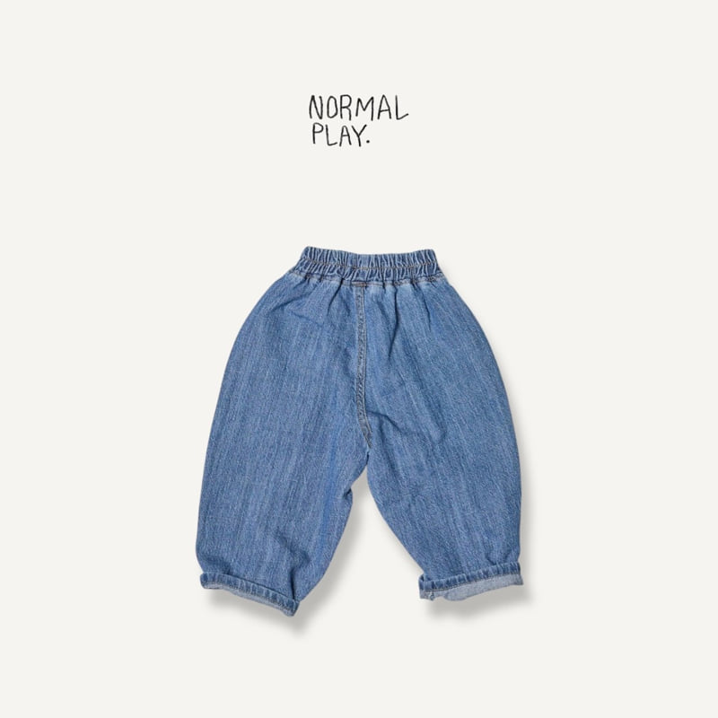 Normalplay - Korean Children Fashion - #discoveringself - Pocket Denim Pants - 6