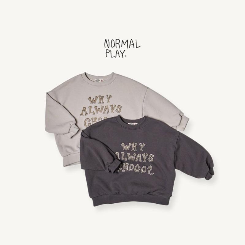 Normalplay - Korean Children Fashion - #discoveringself - Choco Sweatshirt