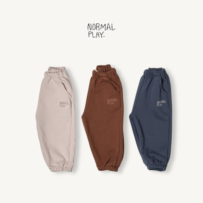 Normalplay - Korean Children Fashion - #fashionkids - Solid Jogger Pants - 5