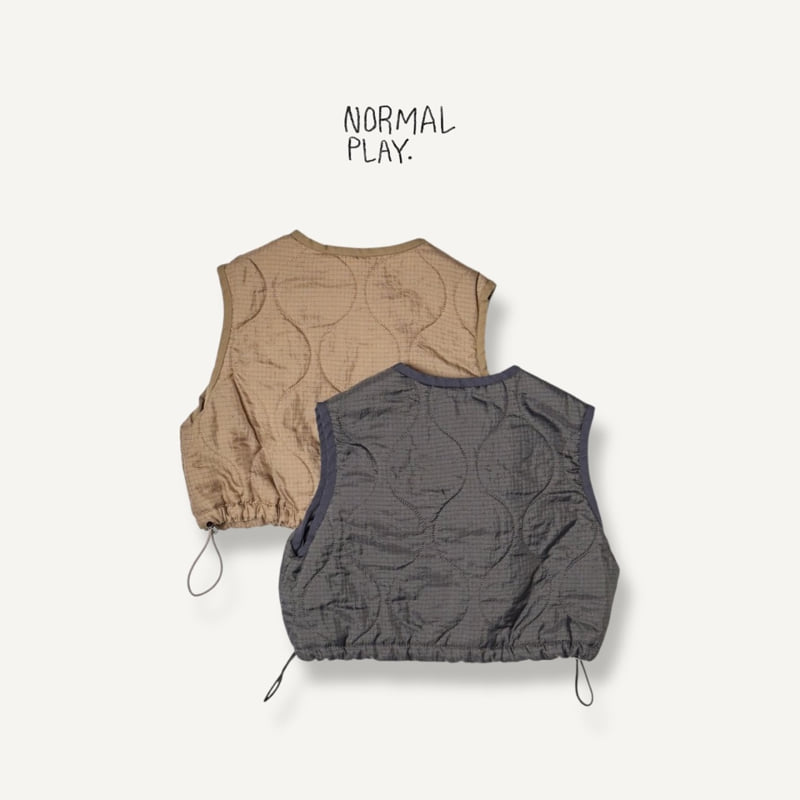 Normalplay - Korean Children Fashion - #fashionkids - Mignon Crop Vest - 8