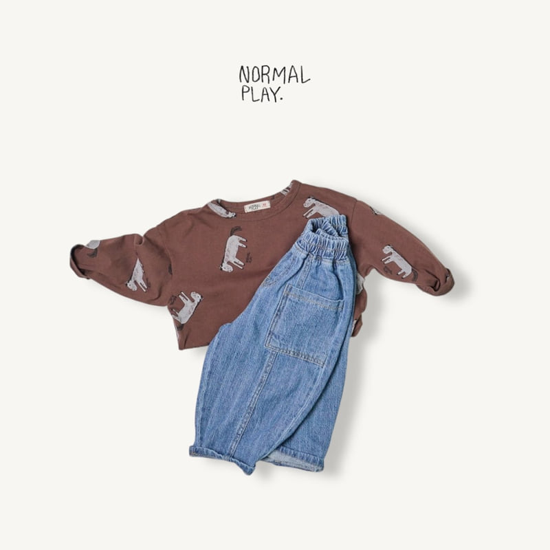 Normalplay - Korean Children Fashion - #kidsshorts - Pocket Denim Pants - 8