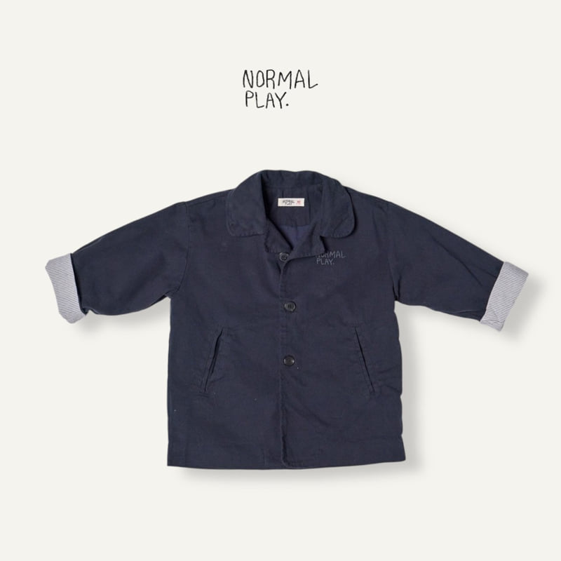 Normalplay - Korean Children Fashion - #kidsshorts - Cotton Collar Long Coat - 6