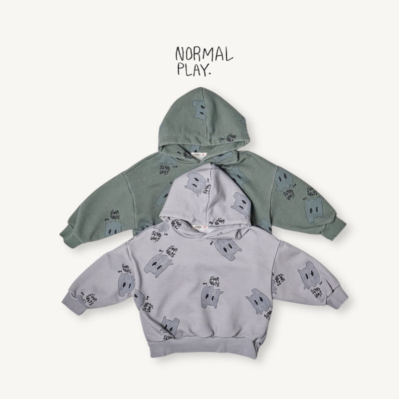 Normalplay - Korean Children Fashion - #kidsstore - Ghost All-Print Hoodie