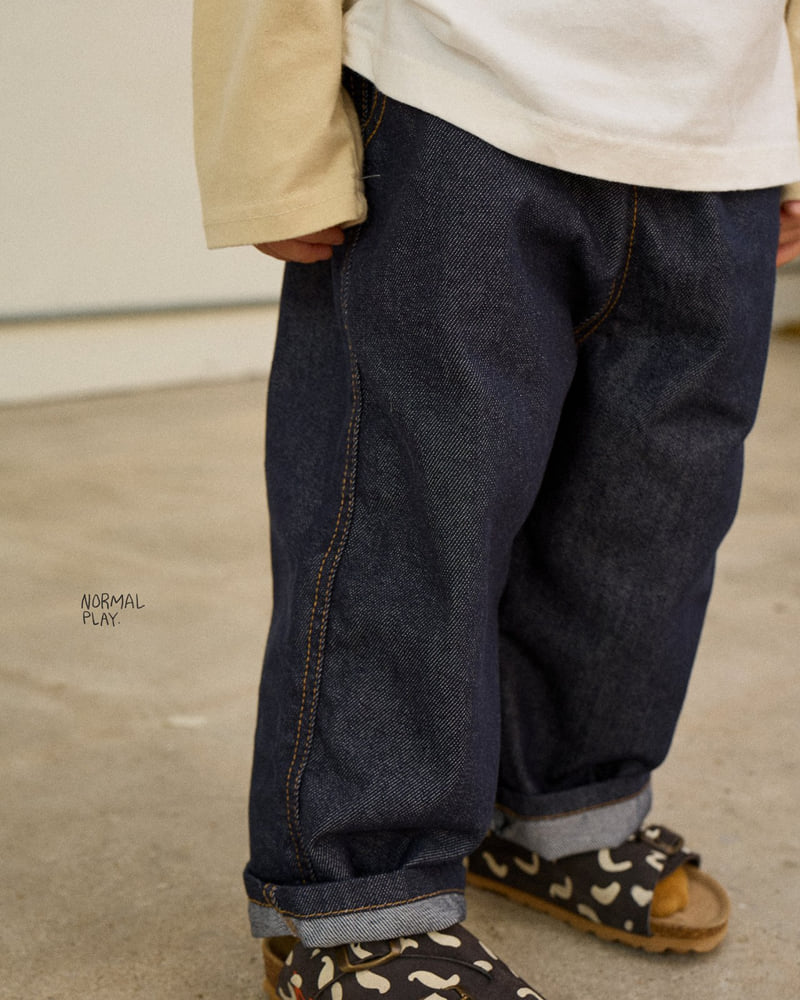 Normalplay - Korean Children Fashion - #kidsstore - Chacha Denim Pants - 12