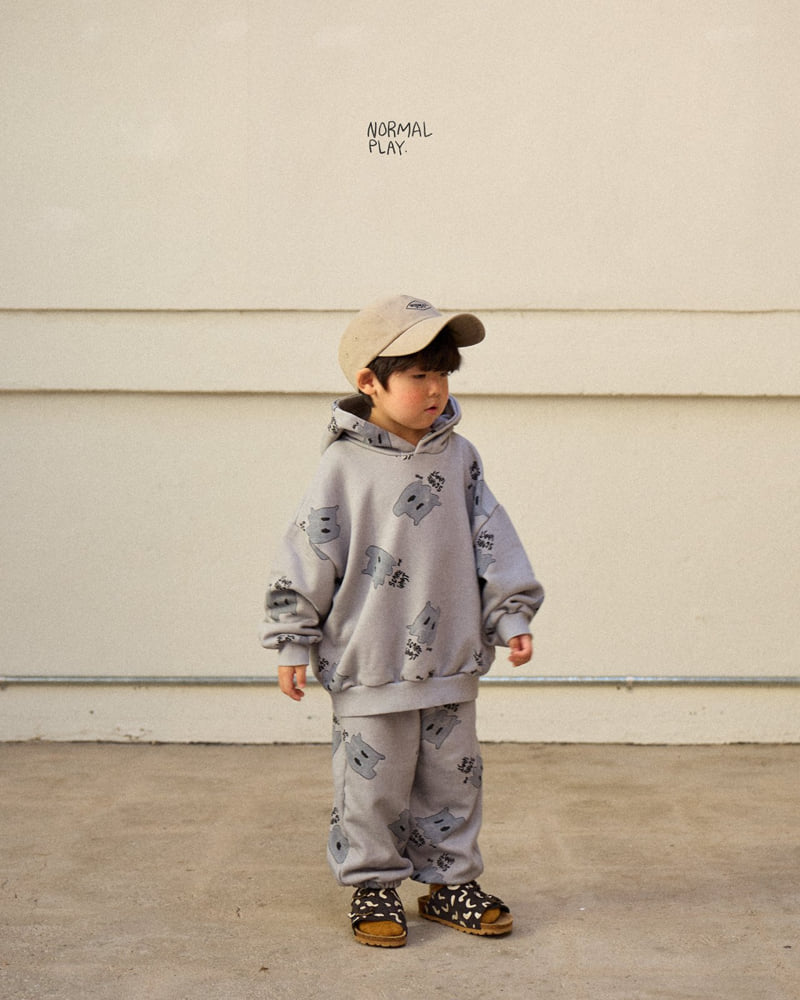 Normalplay - Korean Children Fashion - #kidsstore - Ghost All-Print Jogger Pants - 9