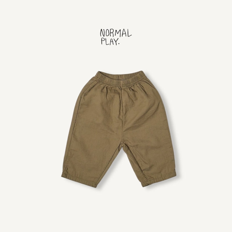 Normalplay - Korean Children Fashion - #kidsstore - Antique Natural Pants - 6