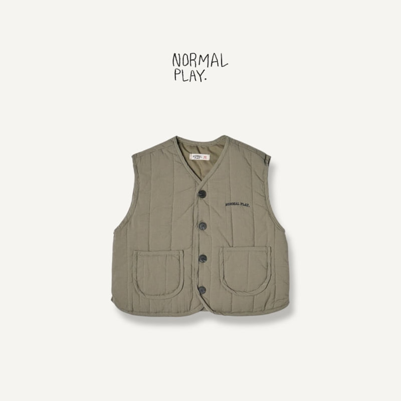 Normalplay - Korean Children Fashion - #kidsstore - Fluffy Quilted Vest - 5