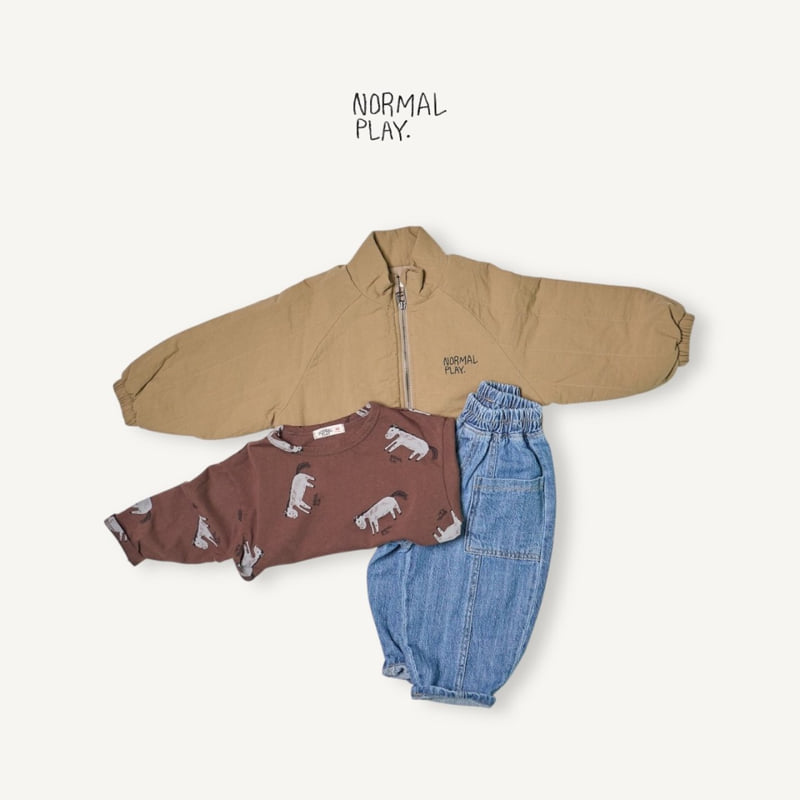 Normalplay - Korean Children Fashion - #kidsstore - Pocket Denim Pants - 9