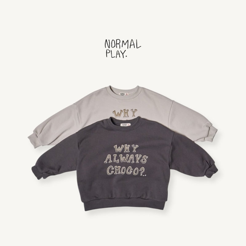 Normalplay - Korean Children Fashion - #kidsshorts - Choco Sweatshirt - 4