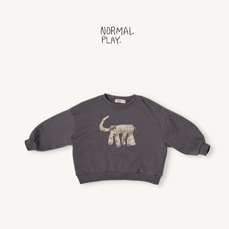 Normalplay - Korean Children Fashion - #kidzfashiontrend - Elephant Sweatshirt - 5