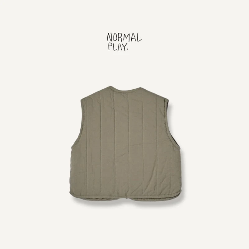 Normalplay - Korean Children Fashion - #kidzfashiontrend - Fluffy Quilted Vest - 6