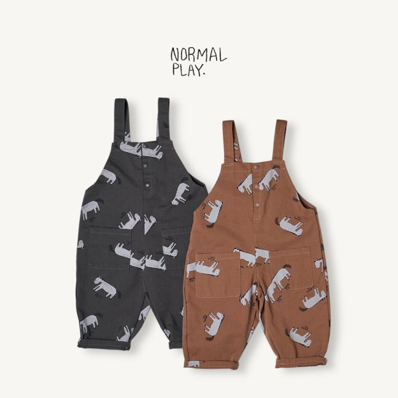 Normalplay - Korean Children Fashion - #kidzfashiontrend - Donkey Overalls