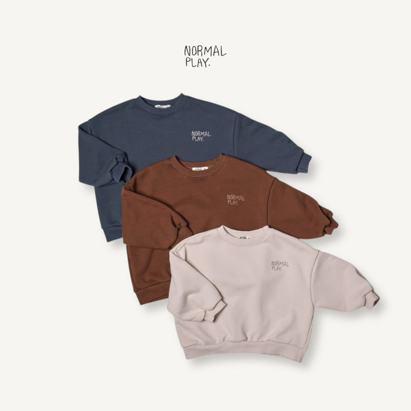 Normalplay - Korean Children Fashion - #kidzfashiontrend - Solid Sweatshirt
