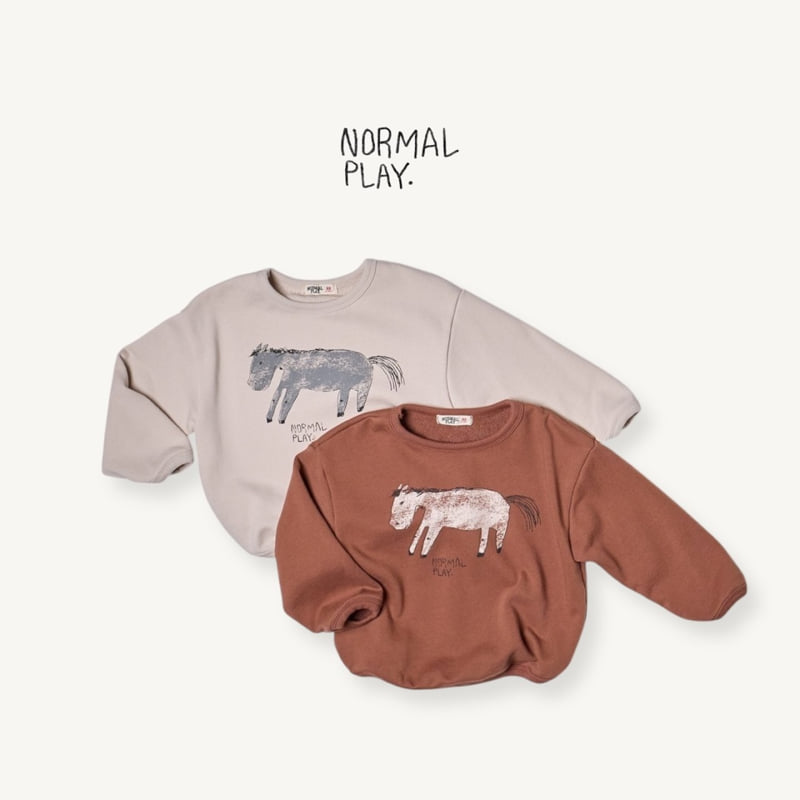 Normalplay - Korean Children Fashion - #littlefashionista - Donkey Rappa Sweatshirt