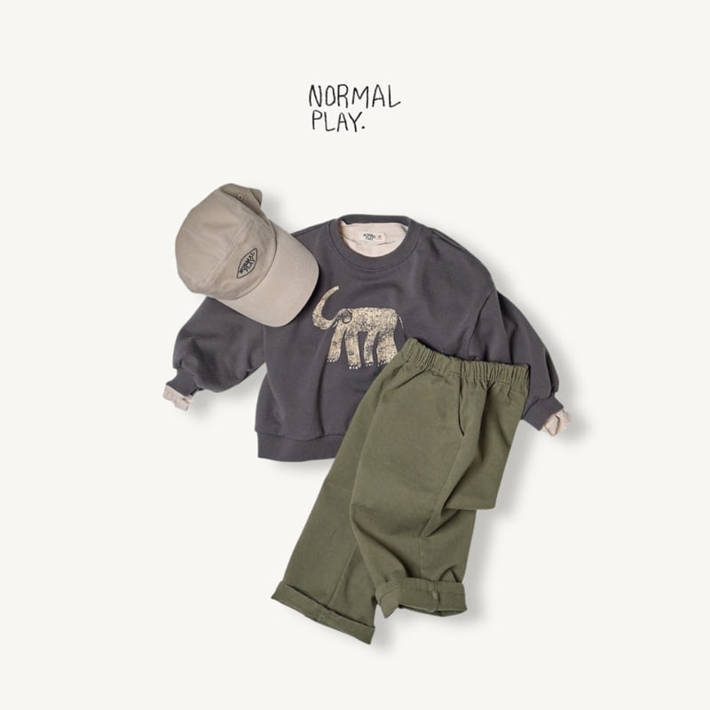 Normalplay - Korean Children Fashion - #littlefashionista - Elephant Sweatshirt - 7