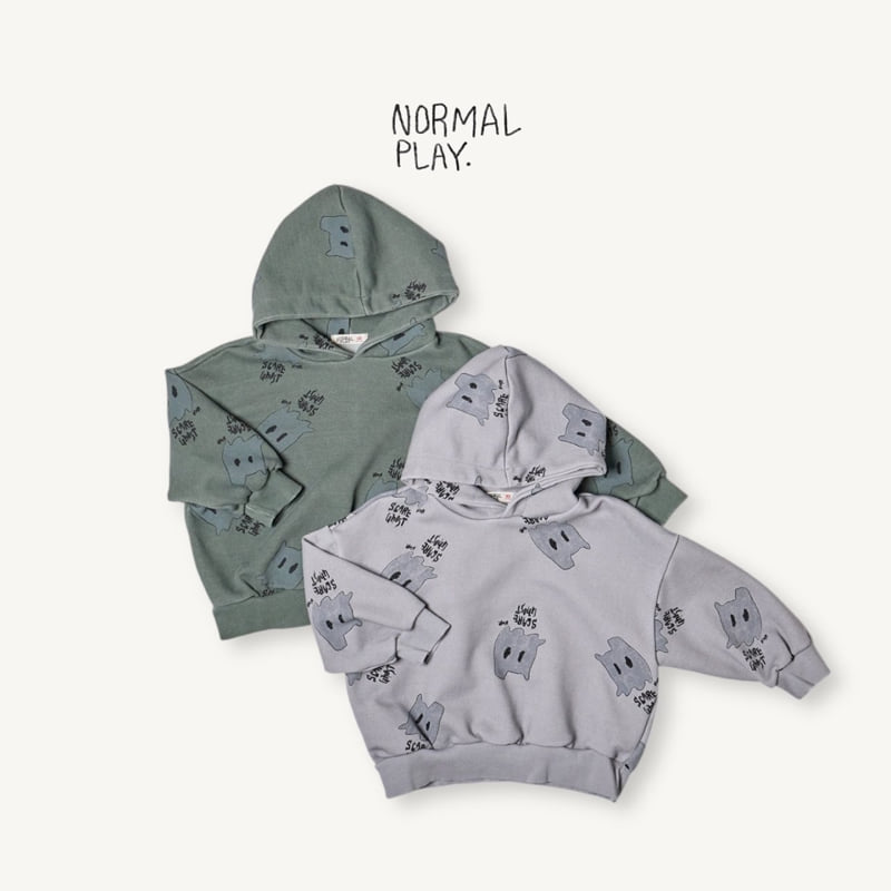 Normalplay - Korean Children Fashion - #Kfashion4kids - Ghost All-Print Hoodie - 4