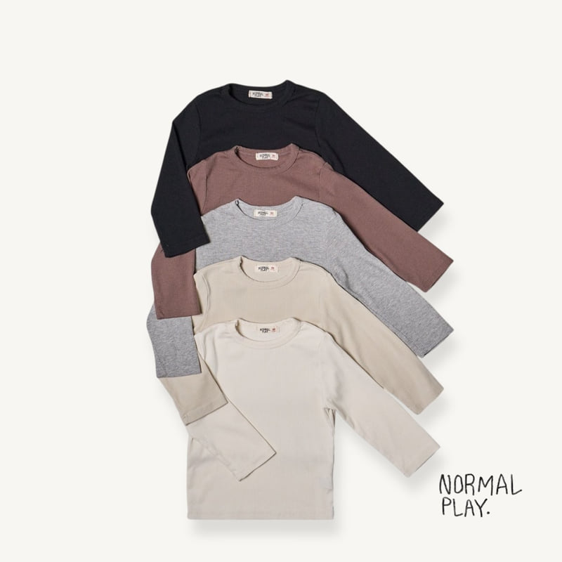 Normalplay - Korean Children Fashion - #littlefashionista - Lovely Ribbed Tee