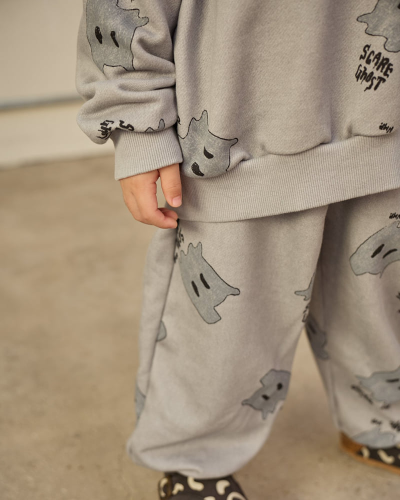 Normalplay - Korean Children Fashion - #littlefashionista - Ghost All-Print Jogger Pants - 12