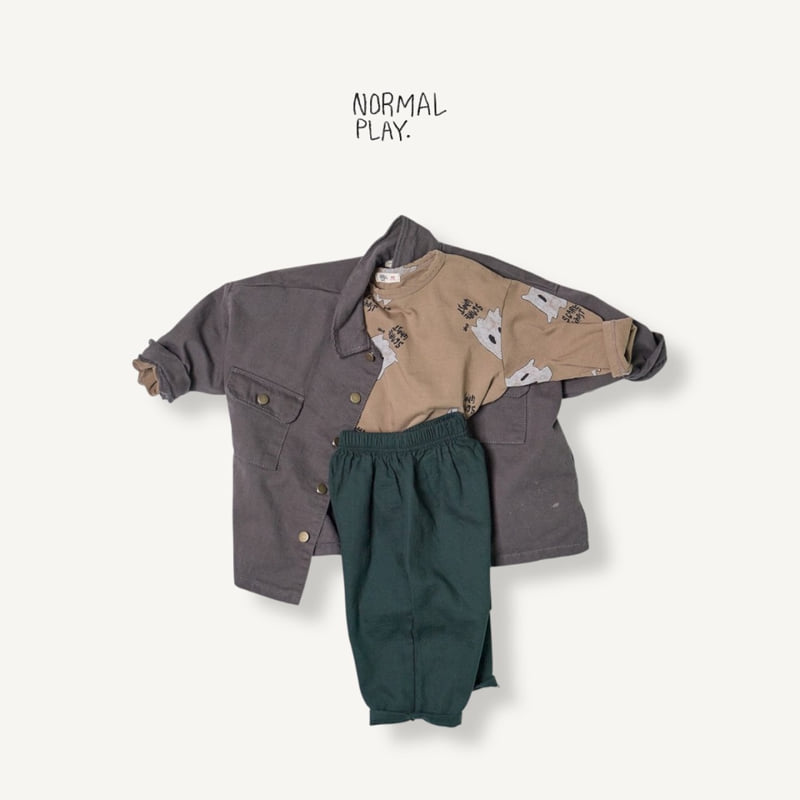 Normalplay - Korean Children Fashion - #magicofchildhood - Ghost All-Print Tee - 7