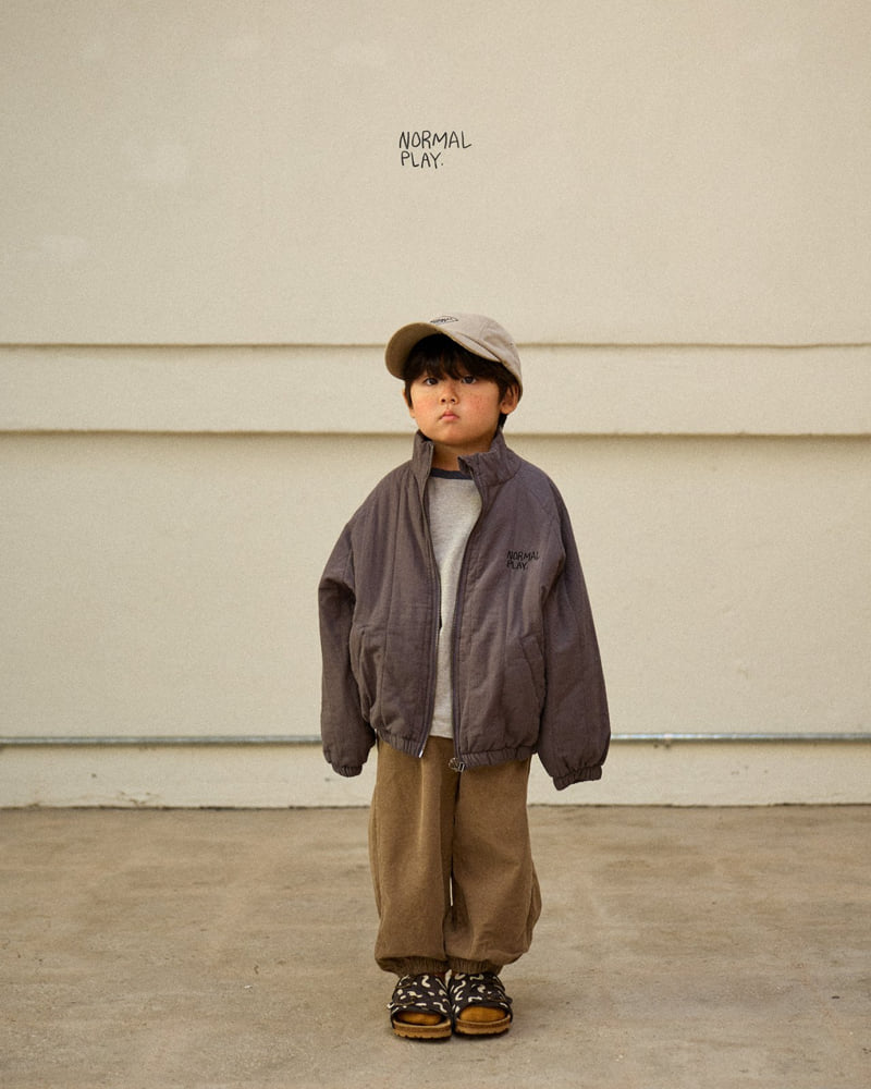 Normalplay - Korean Children Fashion - #magicofchildhood - Vertical Quilt Zip-Up - 11
