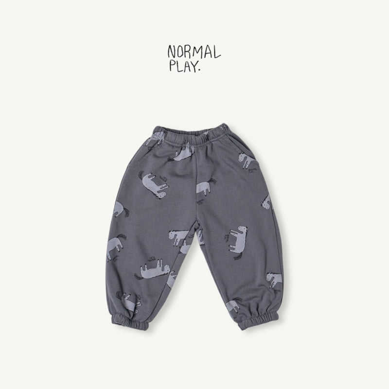 Normalplay - Korean Children Fashion - #magicofchildhood - Kind Donkey All-Print Jogger Pants - 5