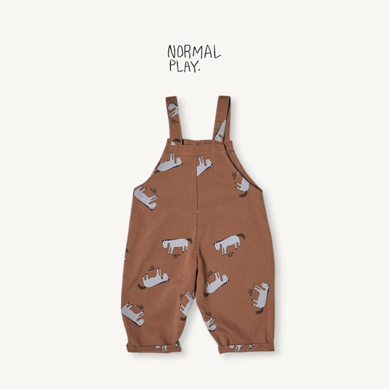 Normalplay - Korean Children Fashion - #littlefashionista - Donkey Overalls - 4