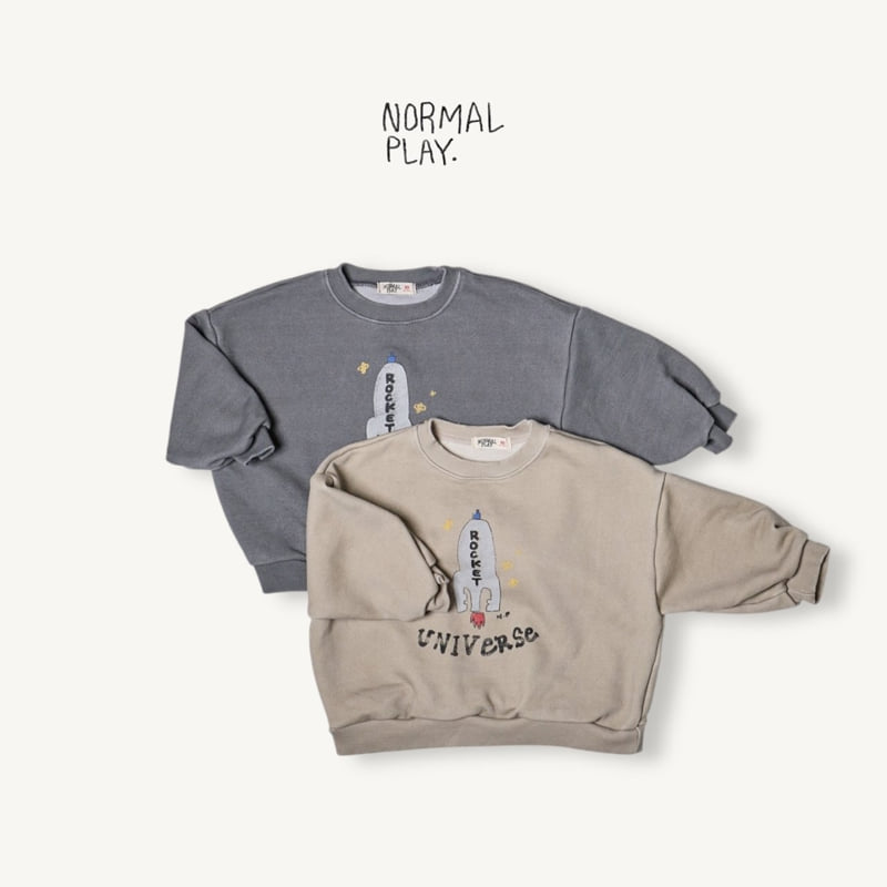 Normalplay - Korean Children Fashion - #magicofchildhood - Rocket Pig Sweatshirt