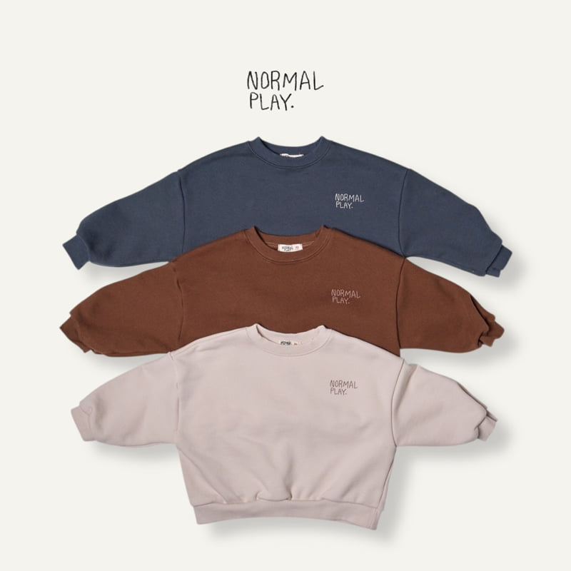 Normalplay - Korean Children Fashion - #littlefashionista - Solid Sweatshirt - 4