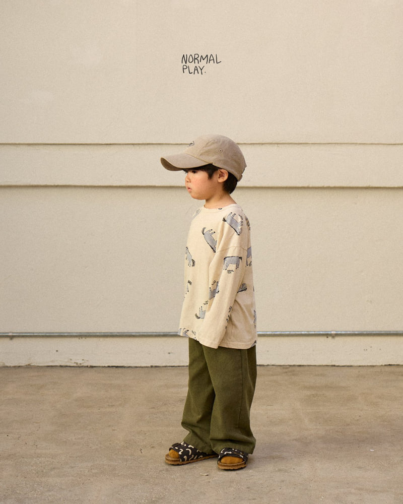 Normalplay - Korean Children Fashion - #minifashionista - Kind Donkey All-Print Tee - 11
