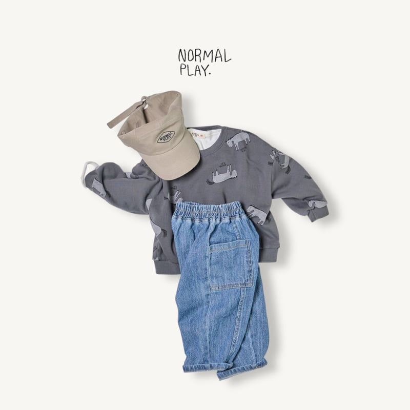 Normalplay - Korean Children Fashion - #minifashionista - Ghost All-Print Tee - 8