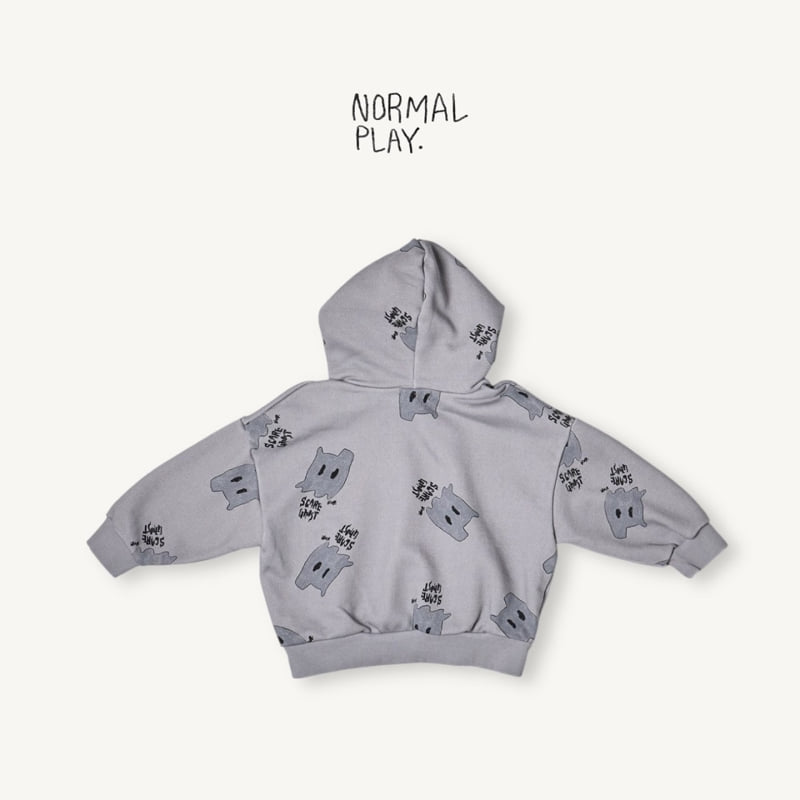 Normalplay - Korean Children Fashion - #minifashionista - Ghost All-Print Hoodie - 6