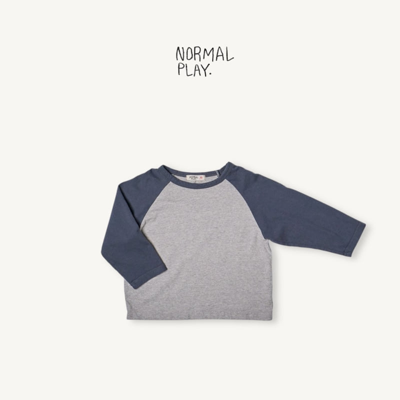 Normalplay - Korean Children Fashion - #minifashionista - Vanilla Raglan Tee - 5