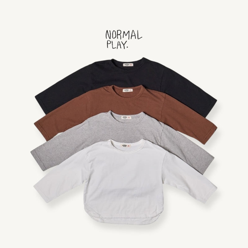 Normalplay - Korean Children Fashion - #magicofchildhood - Soft Peach Rappa Tee - 4