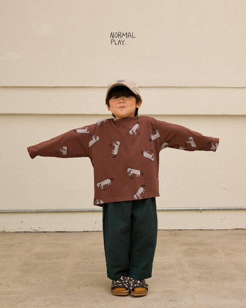 Normalplay - Korean Children Fashion - #minifashionista - Antique Natural Pants - 11