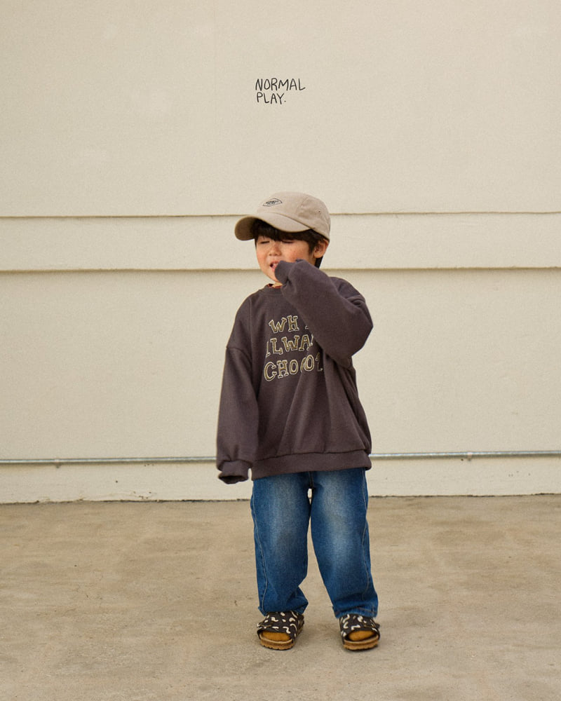 Normalplay - Korean Children Fashion - #minifashionista - Choco Sweatshirt - 9