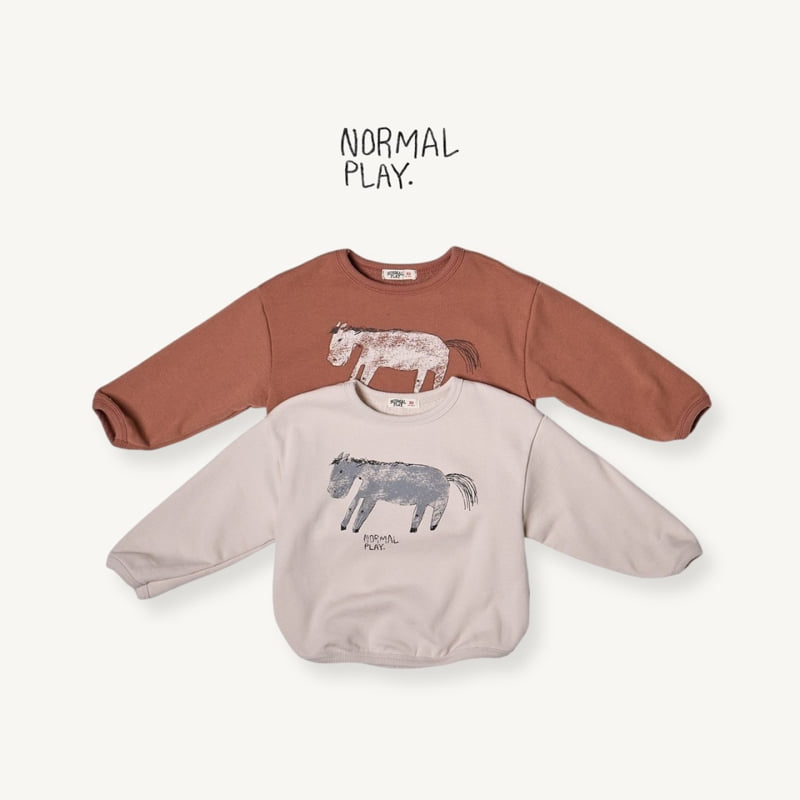 Normalplay - Korean Children Fashion - #minifashionista - Donkey Rappa Sweatshirt - 4