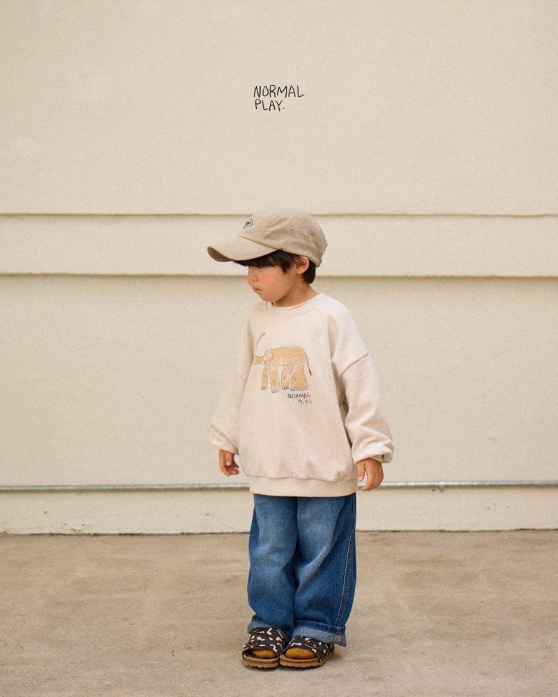 Normalplay - Korean Children Fashion - #prettylittlegirls - Elephant Sweatshirt - 10