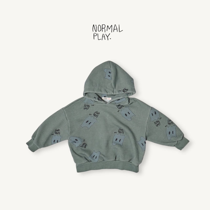 Normalplay - Korean Children Fashion - #prettylittlegirls - Ghost All-Print Hoodie - 7