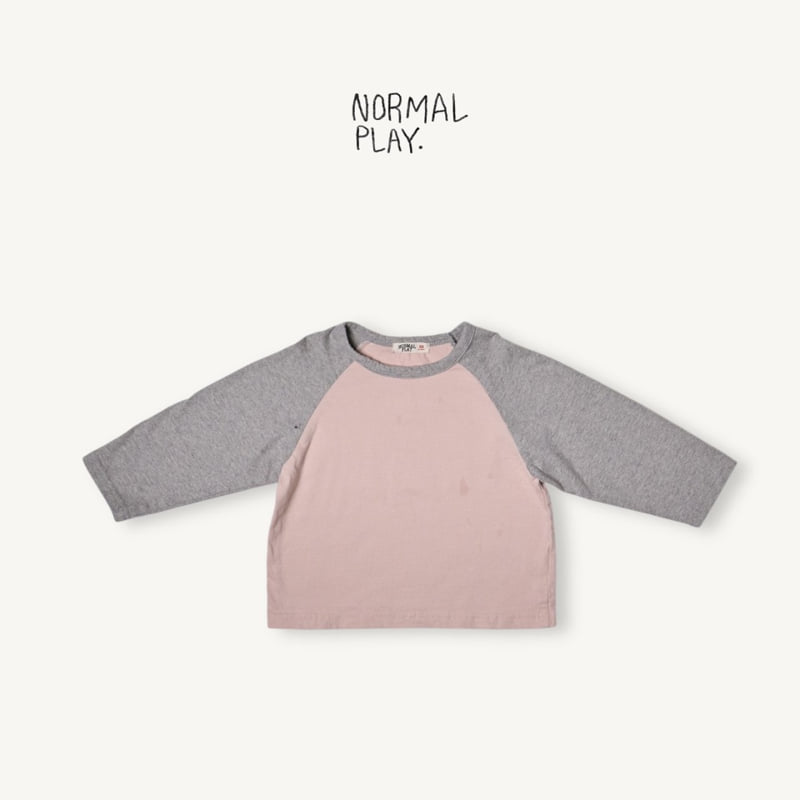 Normalplay - Korean Children Fashion - #prettylittlegirls - Vanilla Raglan Tee - 6