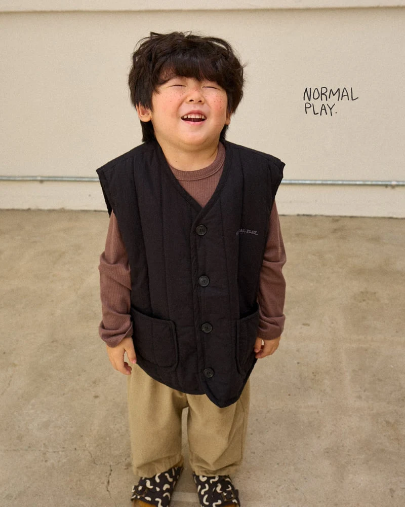 Normalplay - Korean Children Fashion - #prettylittlegirls - Fluffy Quilted Vest - 11