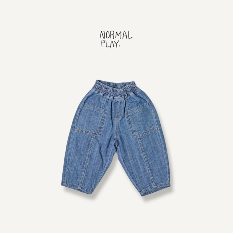 Normalplay - Korean Children Fashion - #prettylittlegirls - Pocket Denim Pants