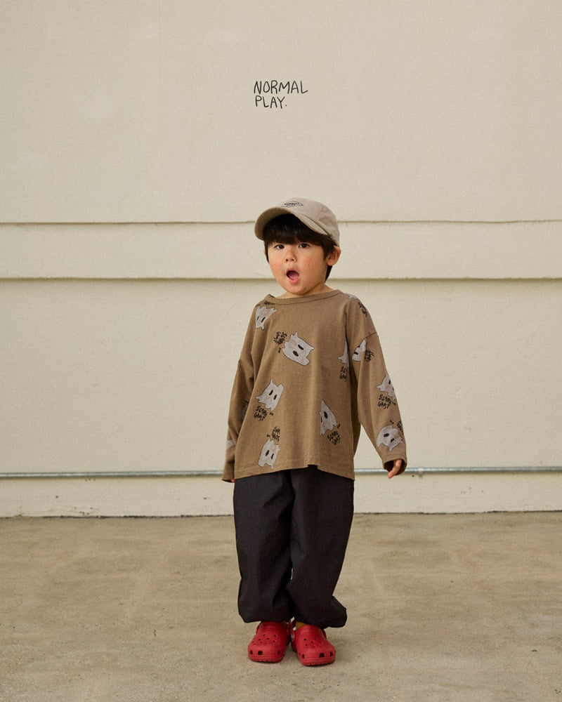 Normalplay - Korean Children Fashion - #todddlerfashion - Ghost All-Print Tee - 10