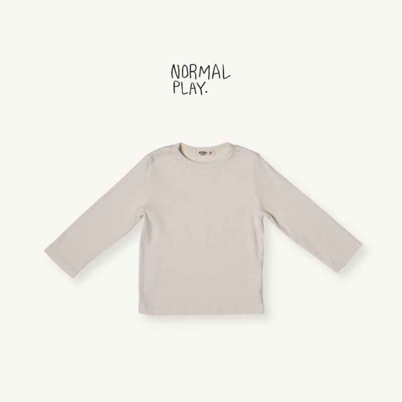 Normalplay - Korean Children Fashion - #todddlerfashion - Lovely Ribbed Tee - 5