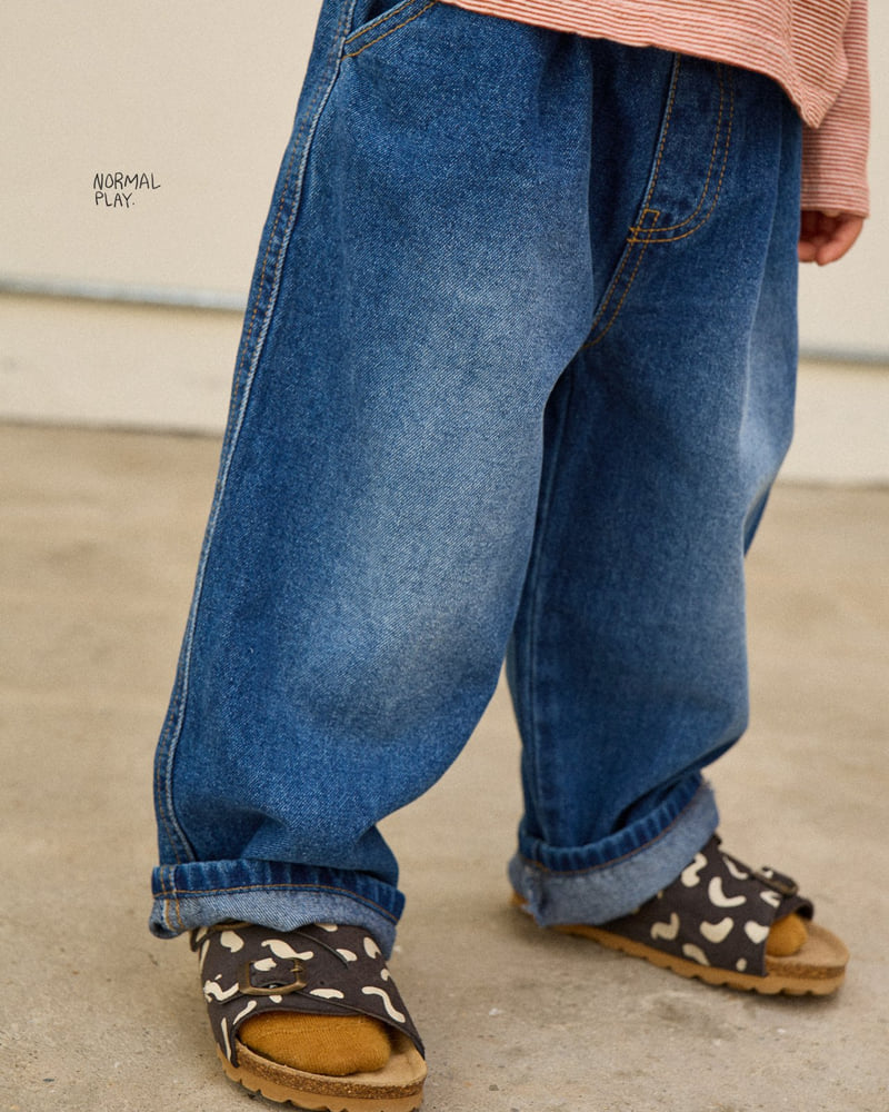 Normalplay - Korean Children Fashion - #todddlerfashion - Autumn Denim Pants - 12